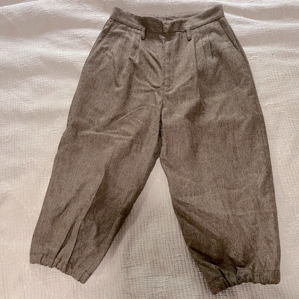 True vintage wool cropped pant